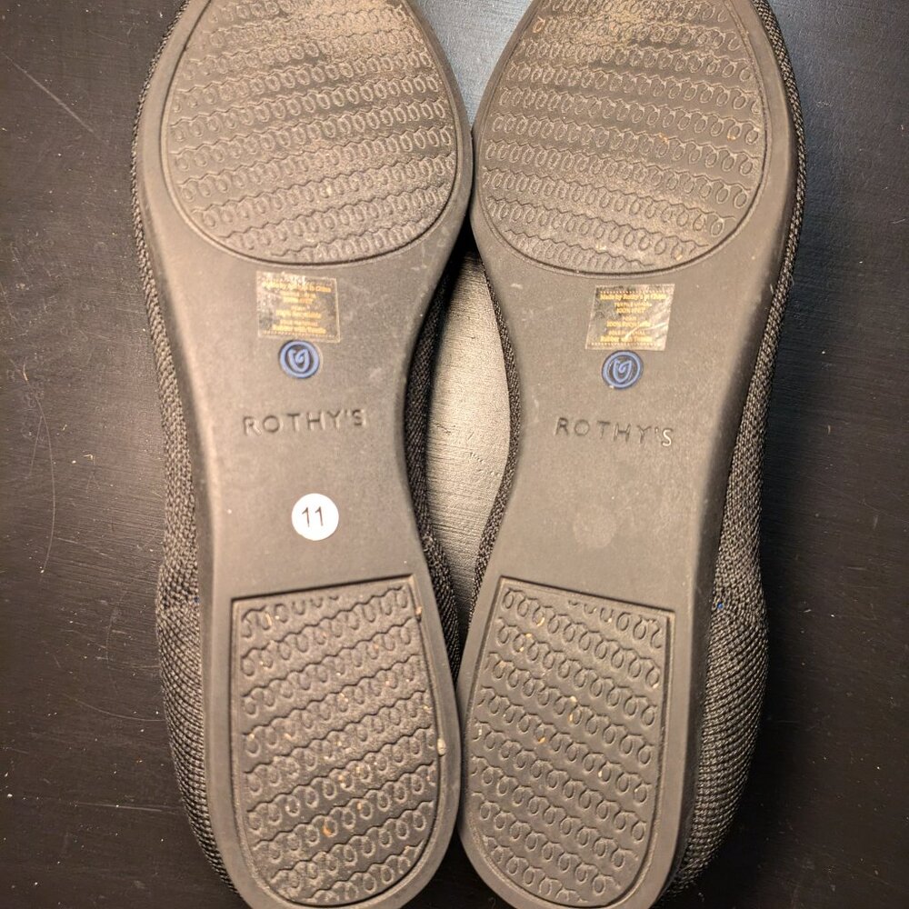 Rothy's Black Flats, Size 11. - Picture 5 of 7